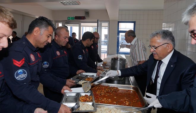 BAŞKAN BÜYÜKKILIÇ, İTFAİYE TEŞKİLATIYLA