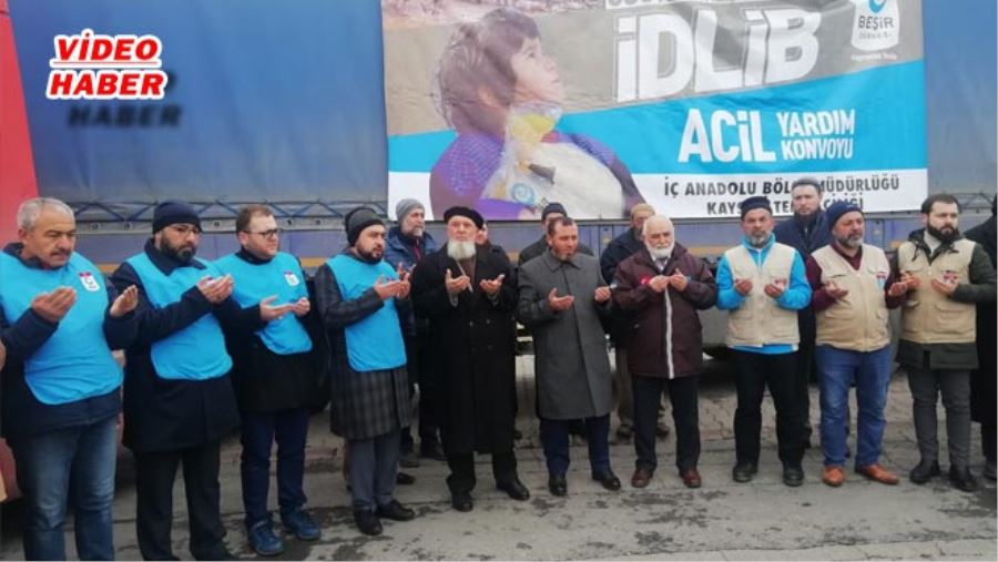 BEŞİR DERNEĞİ’NDEN İDLİB’E 1 TIR İNSANİ YARDIM MALZEMESİ