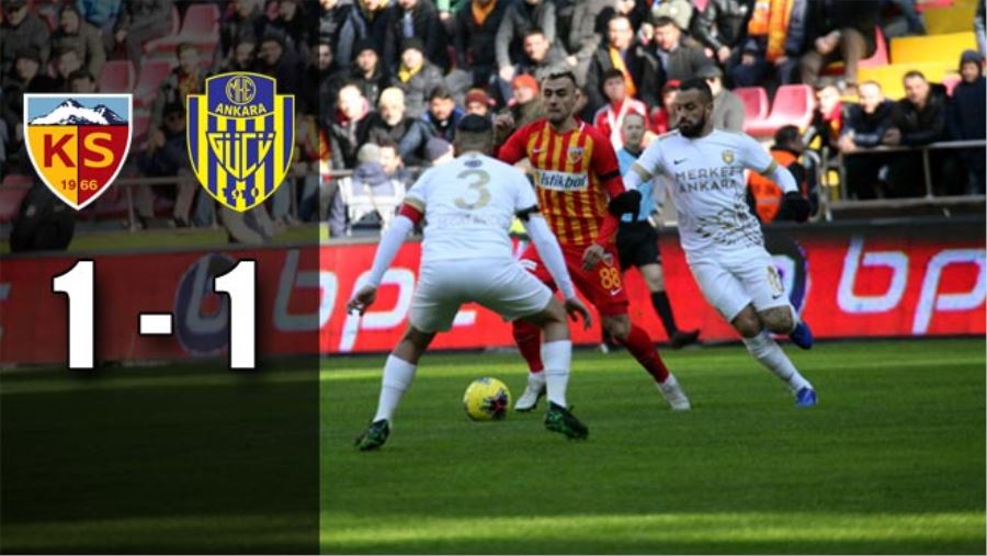 KAYSERİSPOR’DA HAYAL KIRIKLIĞI