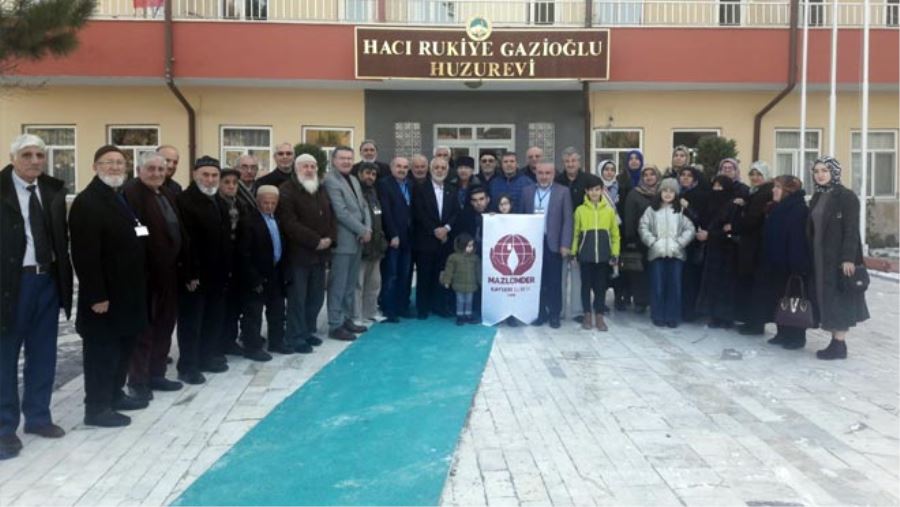 MAZLUMDER’DEN HUZUREVİNE ZİYARET