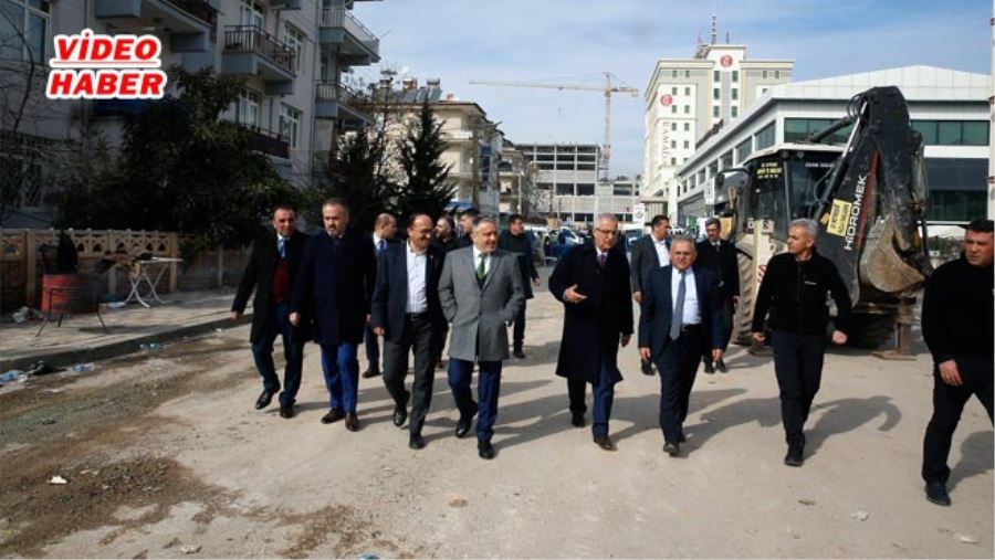 BAŞKAN BÜYÜKKILIÇ DEPREM BÖLGESİNDE