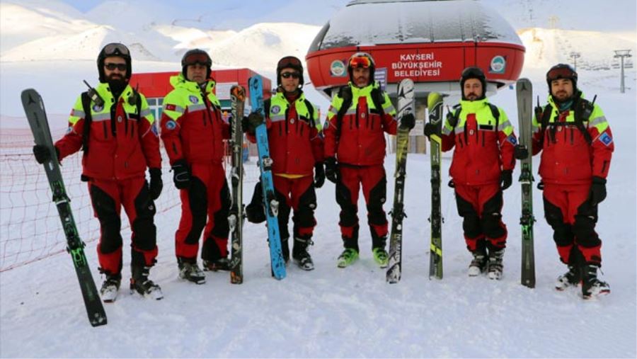 ERCİYES’İN GÜVENLİĞİNİ ONLAR SAĞLIYOR