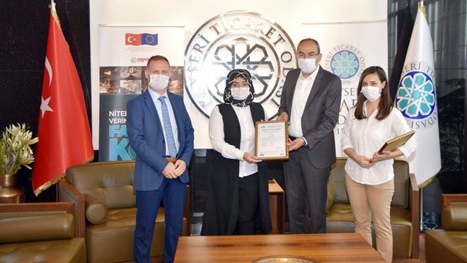 KTO’DA ULAŞIM A.Ş. ÇALIŞANLARINA MESLEKİ YETERLİLİK BELGELERİ VERİLDİ