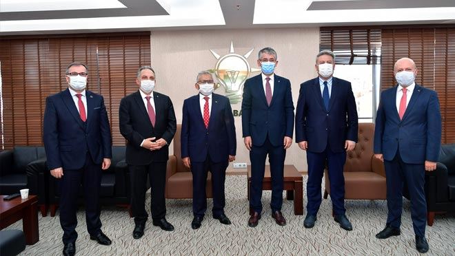 BAŞKANLARDAN ÇOPUROĞLU’NA ‘HAYIRLI OLSUN’ ZİYARETİ