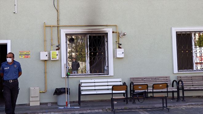 112 İSTASYONUNDA YANGIN