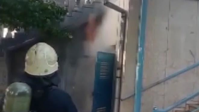 CAMİDE KORKUTAN YANGIN