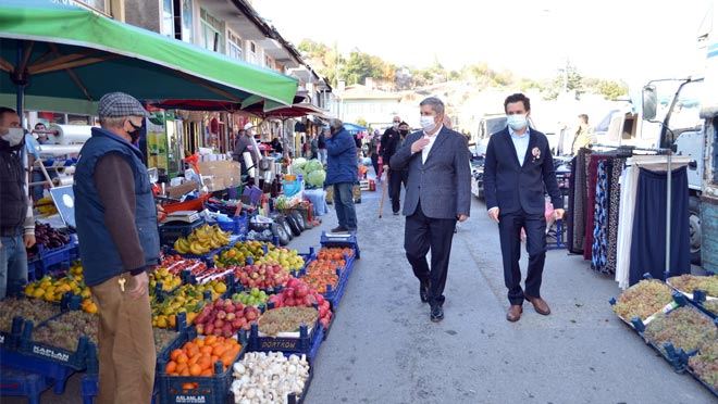 KAYMAKAM ŞAHİN VE BAŞKAN ALTUN’DAN HEM ZİYARET HEM DENETİM