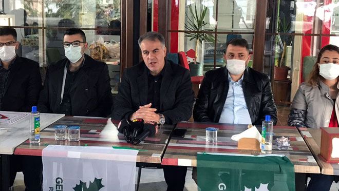 GELECEK PARTİSİ İL BAŞKANI AYDIN MEDYA MENSUPLARI İLE BİRARAYA GELDİ