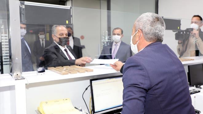 BAŞKAN YALÇIN VERGİSİNİ ÖDEDİ