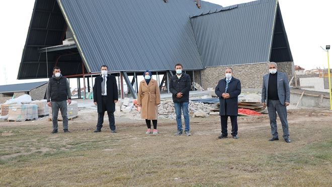 TALAS BELEDİYESİ ALİ DAĞI 360 SOSYAL TESİSİNİN YAPIMI TÜM HIZIYLA SÜRÜYOR