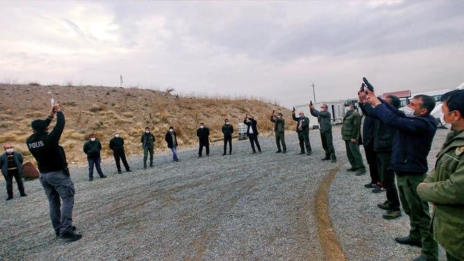 AV KORUMA EKİPLERİNE SİLAHLI EĞİTİM