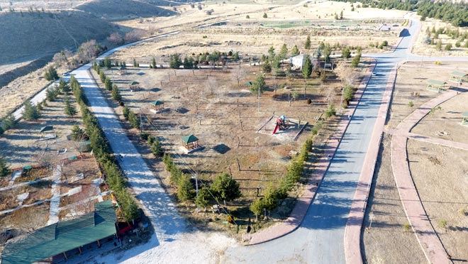 AKSU MESİRE ALANINDAKİ ÇEVRE DÜZENLEME ÇALIŞMALARI TAMAMLADI