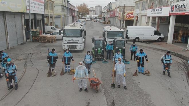 KOCASİNAN BELEDİYESİ’NDEN KISITLAMA BOYUNCA HALKA HİZMET