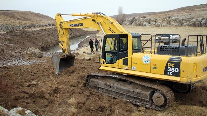 TALAS BELEDİYESİ’NDEN KIRSALA 5 YENİ GÖLET