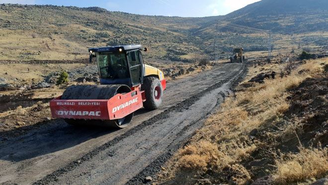 MELİKGAZİ BAĞ VE SAYFİYE ALANLARINA YENİ YOLLAR