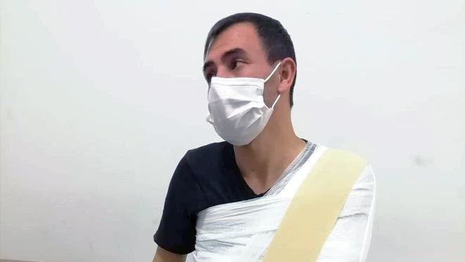 3 MAGANDA AMBULANS ŞOFÖRÜNÜ DÖVEREK HASTANELİK ETTİ