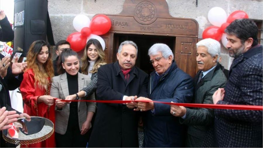 TARİHİ ALİ SAİP PAŞA HAMAMI AÇILDI