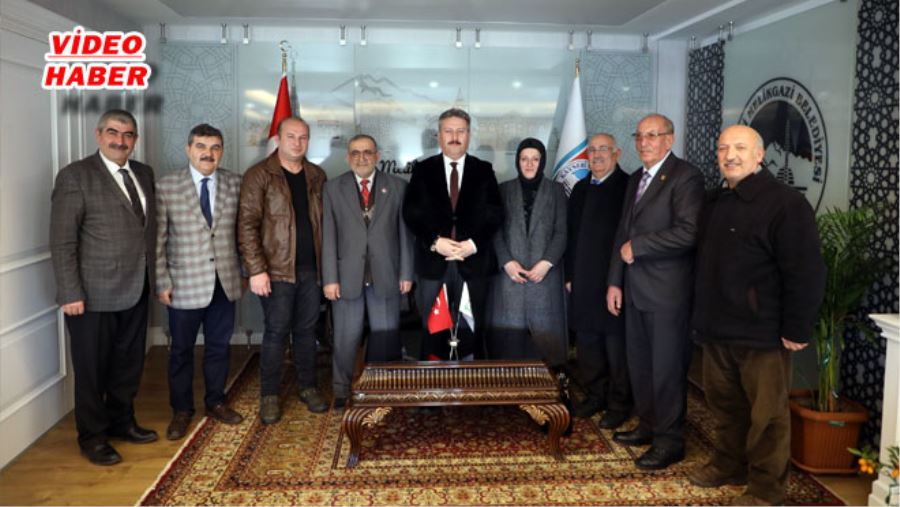 BAŞKANA NEZAKET ZİYARETLERİ SÜRÜYOR