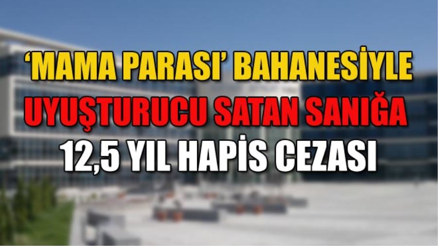 ‘MAMA PARASI’ BAHANESİYLE UYUŞTURUCU SATAN SANIĞA
