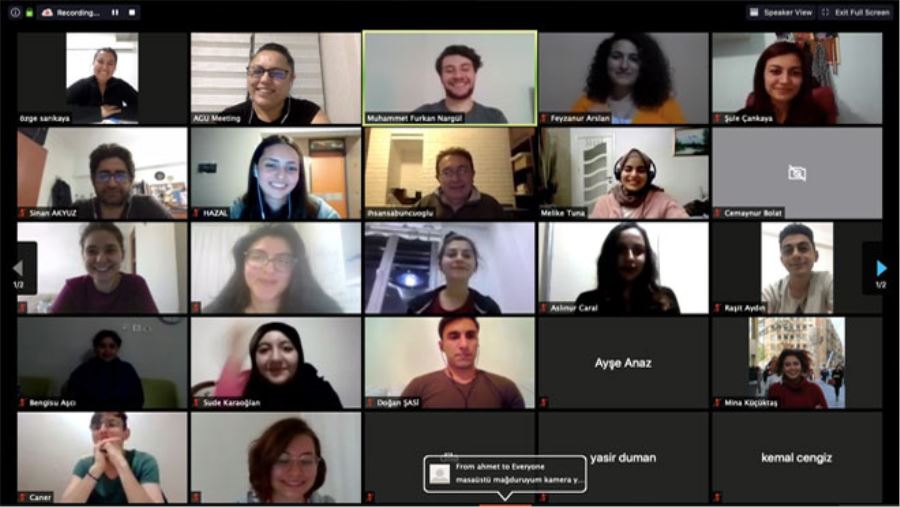 AGÜ’DEN GENÇLERE ONLİNE DESTEK PROGRAMI