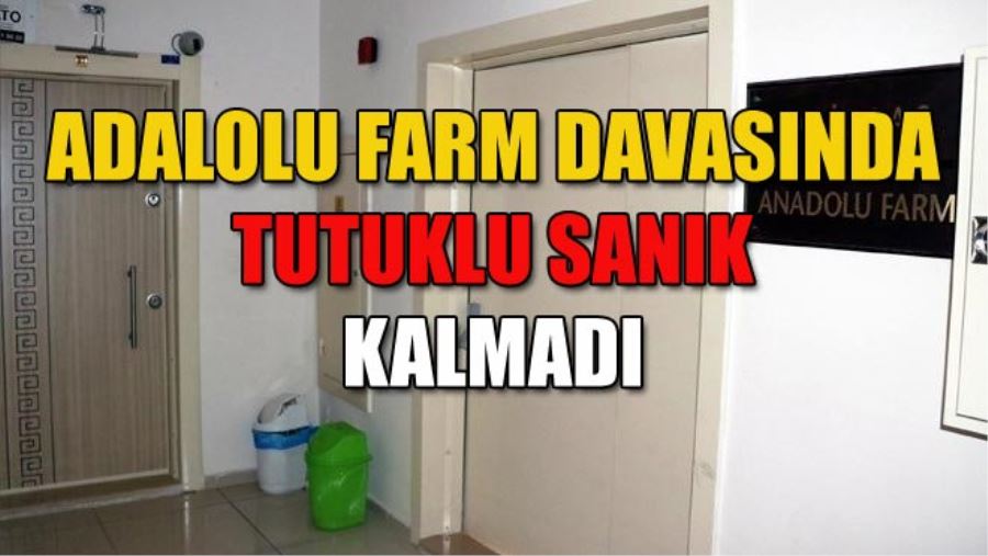 ADALOLU FARM DAVASINDA TUTUKLU SANIK KALMADI