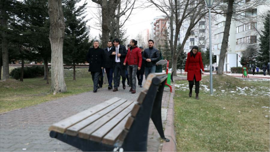 MELİKGAZİ’DE ALPARSLAN PARKI YENİLENİYOR