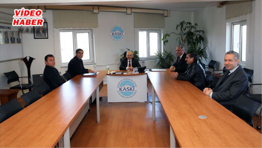 BÜYÜKKILIÇ, KASKİ’DE TOPLANTI YAPTI