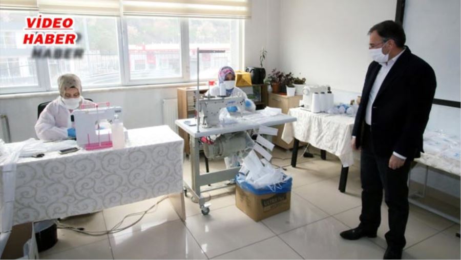 HACILAR BELEDİYESİ MASKE ÜRETİMİNE BAŞLADI