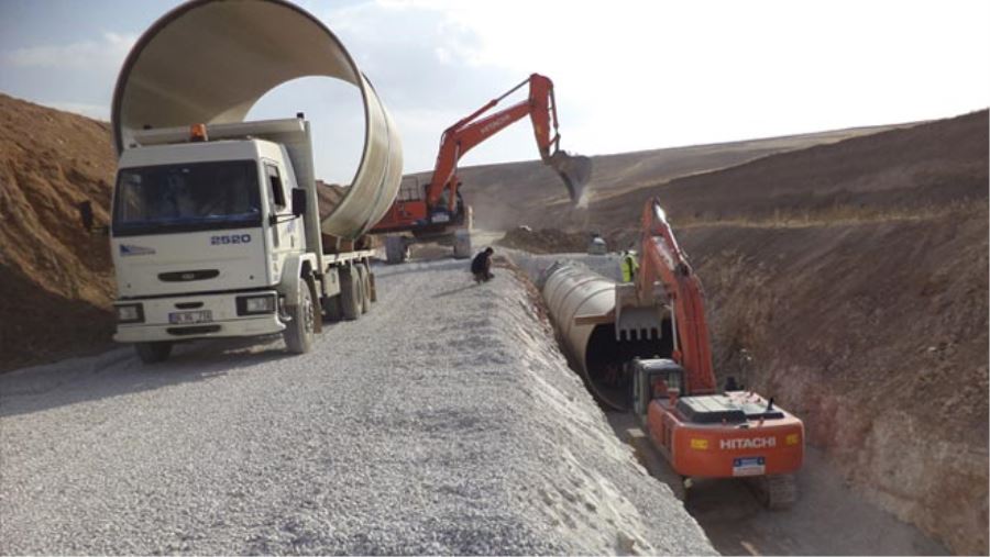 BÜNYAN-SARIOĞLAN SULAMASINDA ÇALIŞMALAR DEVAM EDİYOR