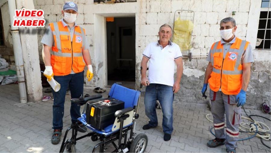 ENGELLİNİN HAYATINI KOLAYLAŞTIRAN BELEDİYE