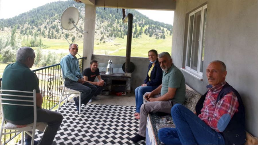 ÖZER YAHYALI’NIN MAHALLELERİNİ ZİYARET ETTİ