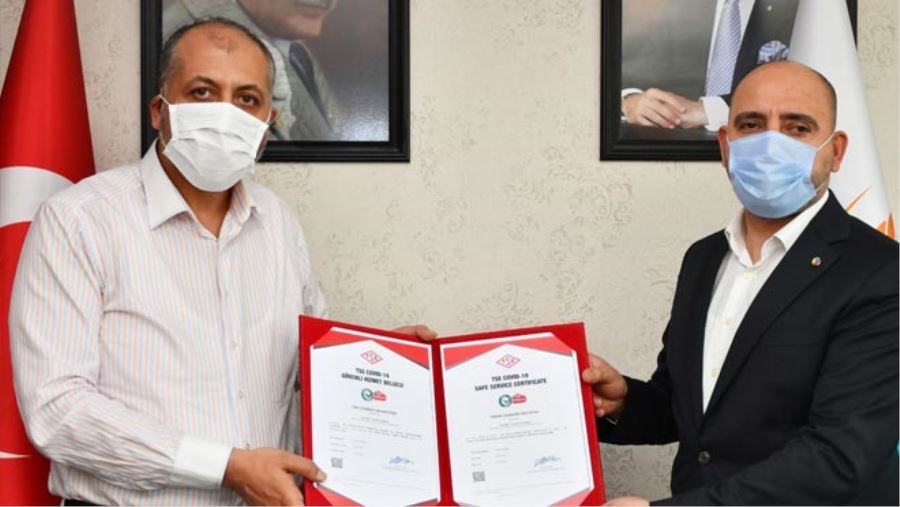 KTB ‘GÜVENLİ HİZMET BELGESİ’Nİ ALDI