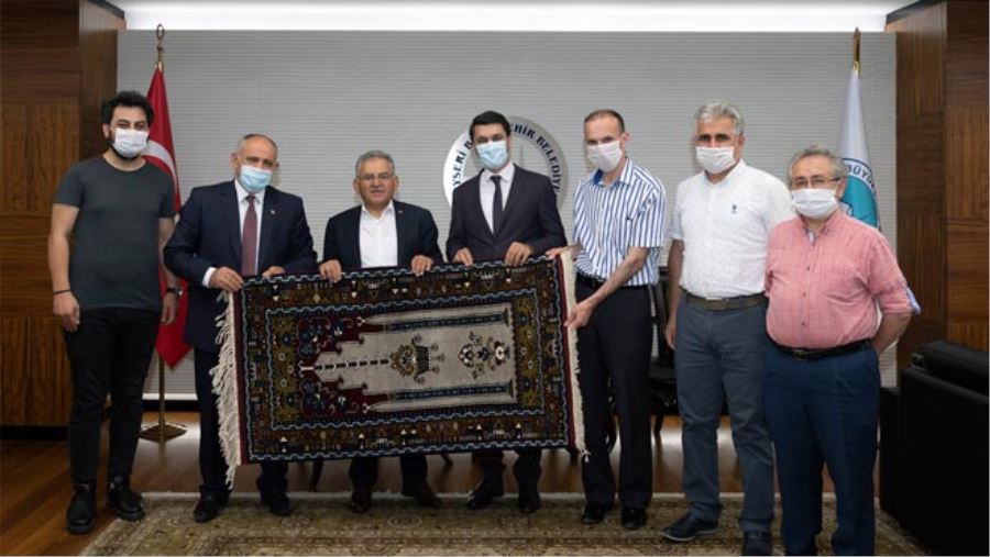 BÜYÜKKILIÇ, YAHYALI KAYMAKAMI VE BELEDİYE BAŞKANI İLE BİRLİKTE YAHYALI MECLİS ÜYELERİNİ AĞIRLADI