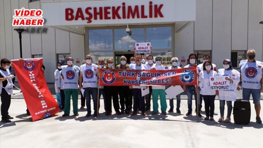 TÜRK SAĞLIK-SEN ŞUBE BAŞKANI ÜNAL AÇIKLAMA YAPTI