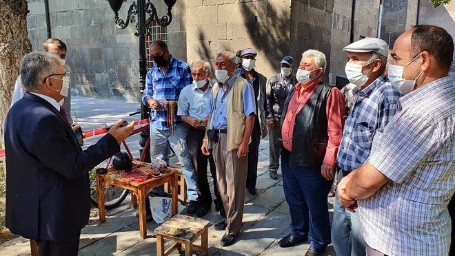 ESNAF VE VATANDAŞLARLA BU KEZ HUNAT’TA BULUŞTU