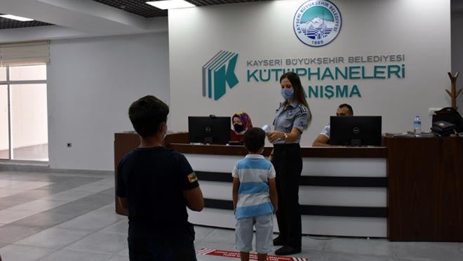 BÜYÜKŞEHİR KÜTÜPHANELERİ’NDE SIKI “COVİD-19” TEDBİRİ