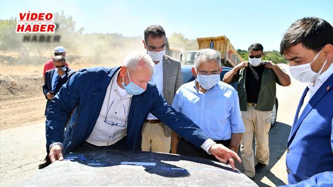 “HİSARCIK-HACILAR” ARASINDAKİ YOLDA HUMMALI ÇALIŞMA