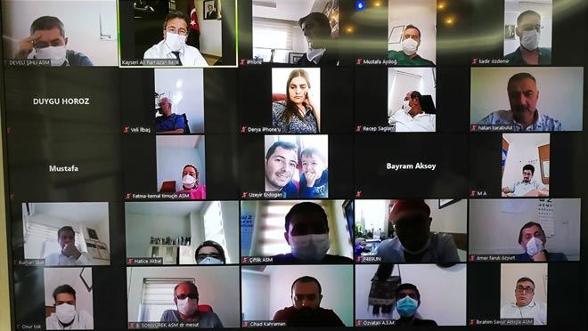 İL SAĞLIK MÜDÜRÜ BENLİ, AİLE HEKİMLERİ İLE VİDEOLU TELEKONFERANS TOPLANTISI YAPTI