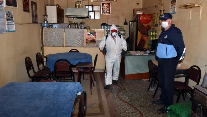 YAHYALI’DA VİRÜS TEDBİRLERİ SIKILAŞTIRILDI