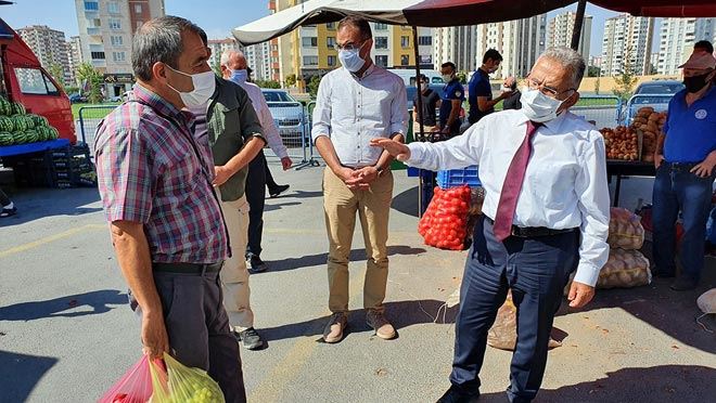 BAŞKAN BÜYÜKKILIÇ SALGIN DENETİMLERİNE DEVAM EDİYOR