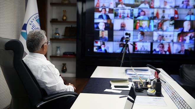 BAŞKAN BÜYÜKKILIÇ İL PANDEMİ KURUL TOPLANTISINA KATILDI