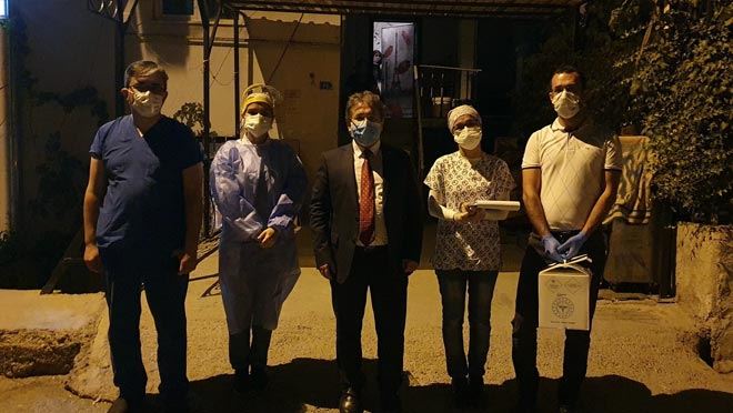 SAĞLIK MÜDÜRÜ BENLİ FİLYASYON EKİPLERİNİ ZİYARET ETTİ