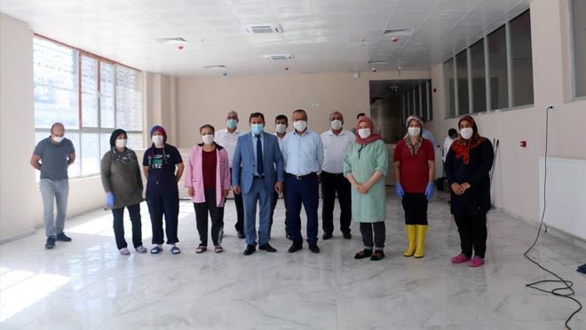 GSİM MÜDÜRÜ KABAKÇI, TESİSLERİ GEZİYOR