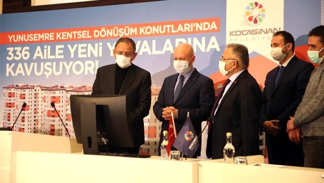 KOCASİNAN’IN DÖNÜŞÜM KONUTLARI İÇİN KURA ÇEKİMİ BÜYÜK YANKI UYANDIRDI