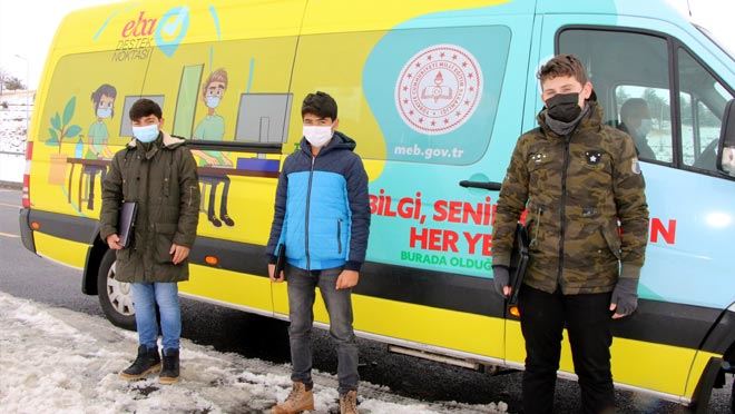 KAYSERİ’DE 3 EBA ARACI UZAKTAN EĞİTİMDE ÇOCUKLARIN SINIFI OLDU