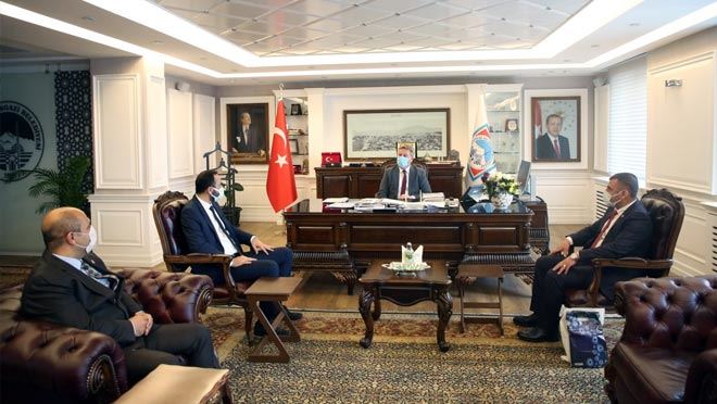 ŞEHİT-GAZİ BİRLİK-SEN, BAŞKAN PALANCIOĞLU’NU ZİYARET