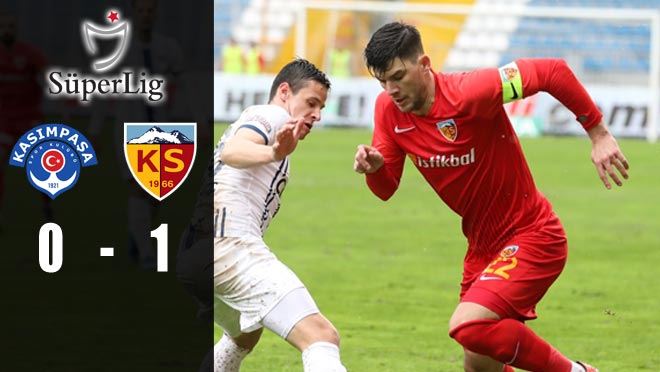 KAYSERİSPOR SON DAKİKADA GÜLDÜ