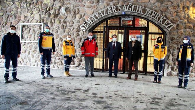 112 ACİL SAĞLIK İSTASYONU ERCİYES’TE YENİDEN HİZMETE AÇILDI