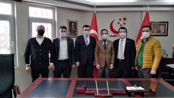 ASKON’DAN SAADET PARTİSİ’NE ZİYARET