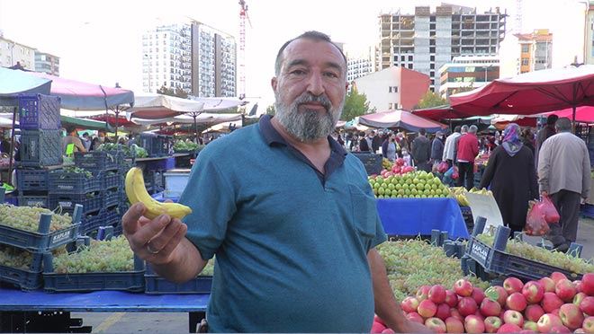 PAZARCI OLCAY YILDIRIM “PAZARDA MUZUN FİYATI DÜŞTÜ”  
